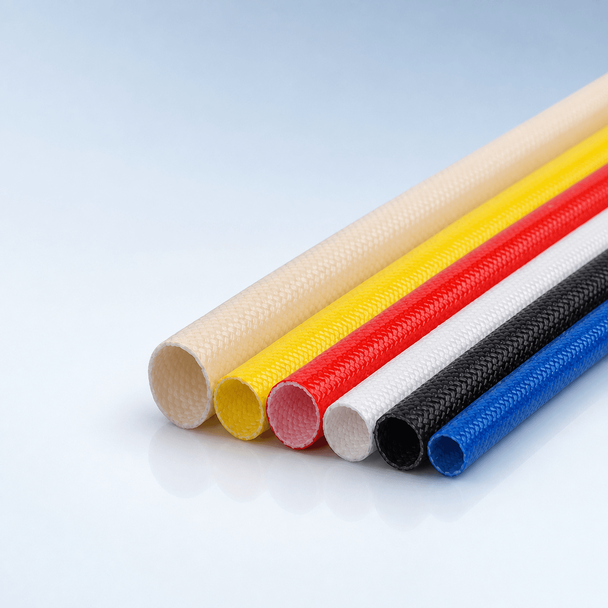 1500 V Silicone Fiberglass Sleeving